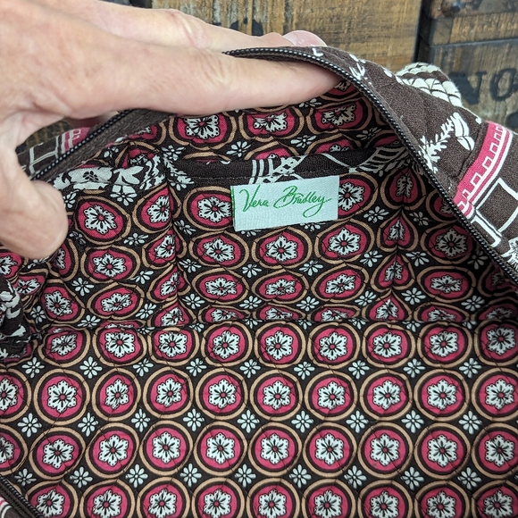 Vera Bradley "Imperial Toile" Retired, Barrel Bag - Picture 6 of 9